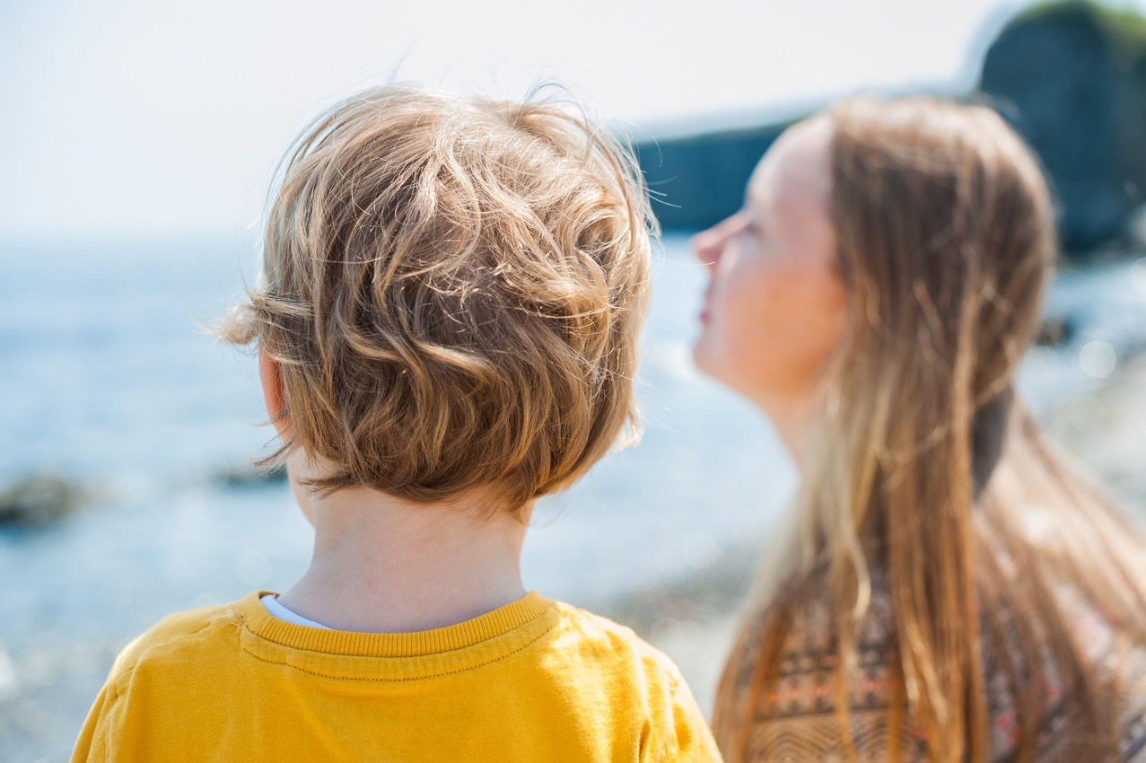 Boy Looks at the Sea